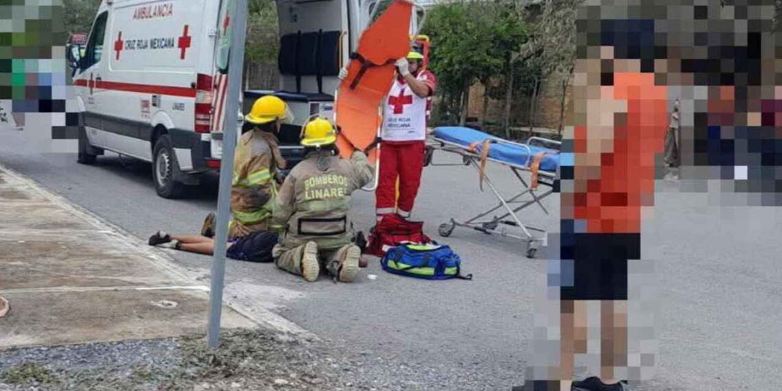 Motociclistas terminan heridos Linares