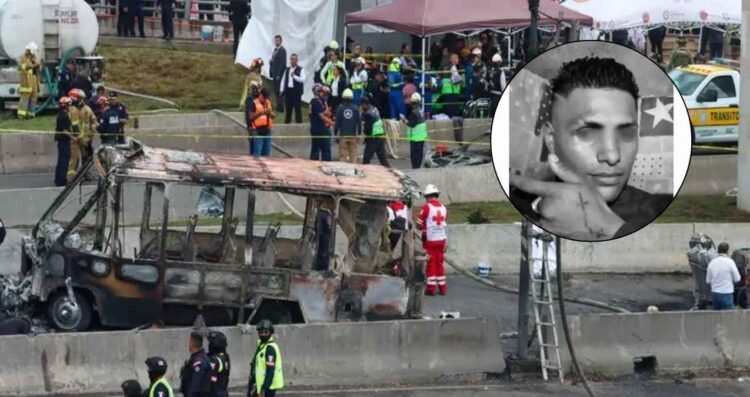 chofer de microbús explosión Iztapalapa