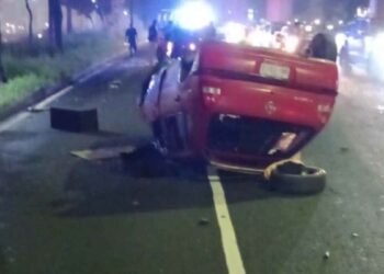 hombre volcadura Tlalpan