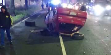 hombre volcadura Tlalpan