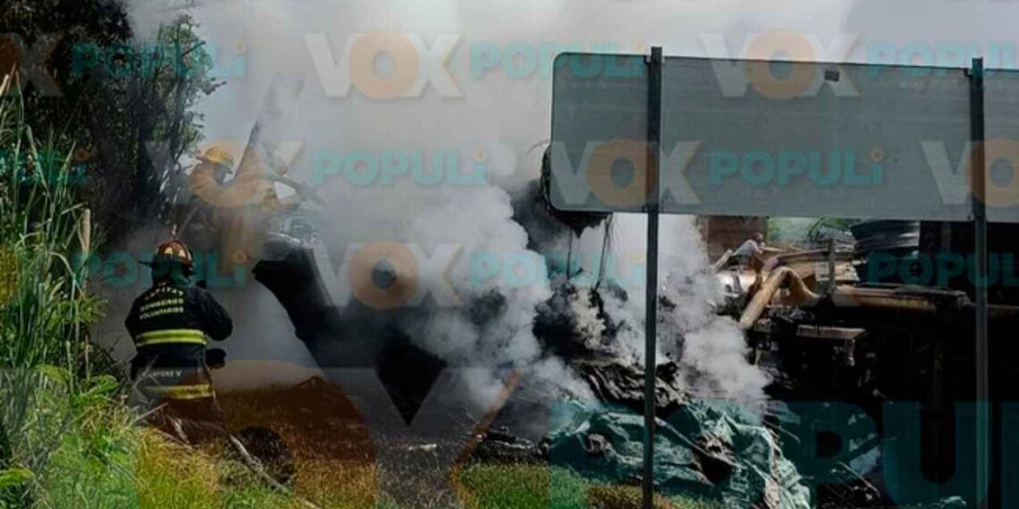 operador tráiler calcinado Altamira