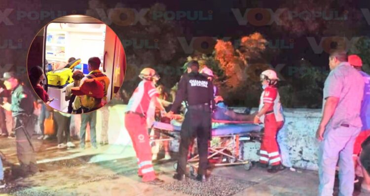 Mujer atropella a personas en Victoria