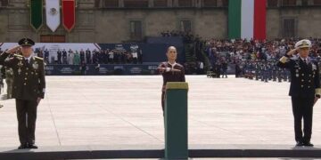 “Ninguna potencia extranjera decide por nosotros”, afirma Claudia Sheinbaum durante su discurso en el desfile