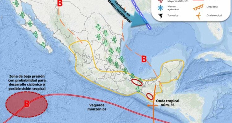 Onda tropical 35 México