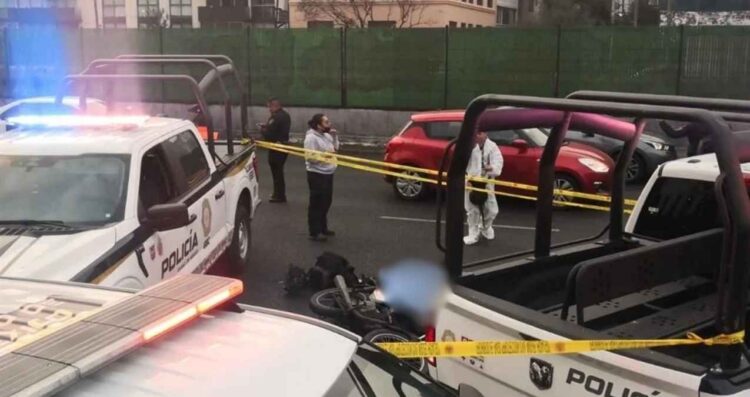 Policía Auxiliar derrapar Miguel Hidalgo