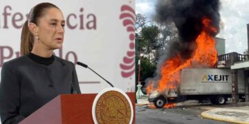 Protesta en el Campo Militar 1 parece provocación, señala Claudia Sheinbaum