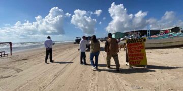 Refuerzan vigilancia sanitaria por influenza aviar en Playa Bagdad, Matamoros
