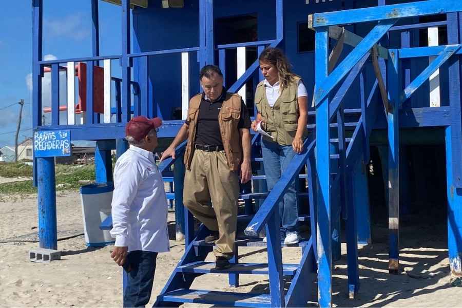 Refuerzan vigilancia sanitaria por influenza aviar en Playa Bagdad, Matamoros