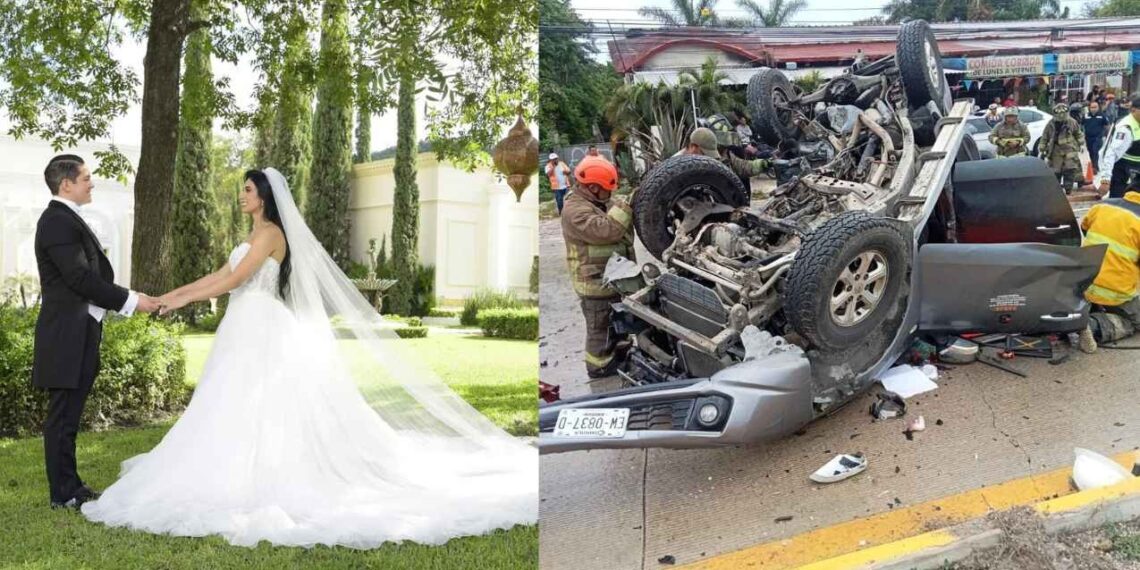 Revelan identidad de la joven regiomontana que perdió la vida junto a su esposo en un accidente en Cancún, Quintana Roo