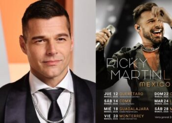 Ricky Martin anuncia conciertos en México como parte de su gira mundial