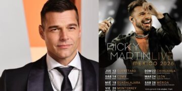 Ricky Martin anuncia conciertos en México como parte de su gira mundial