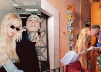 Santa Fe Klan causa revuelo con foto en el Callejón del Beso