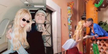 Santa Fe Klan causa revuelo con foto en el Callejón del Beso