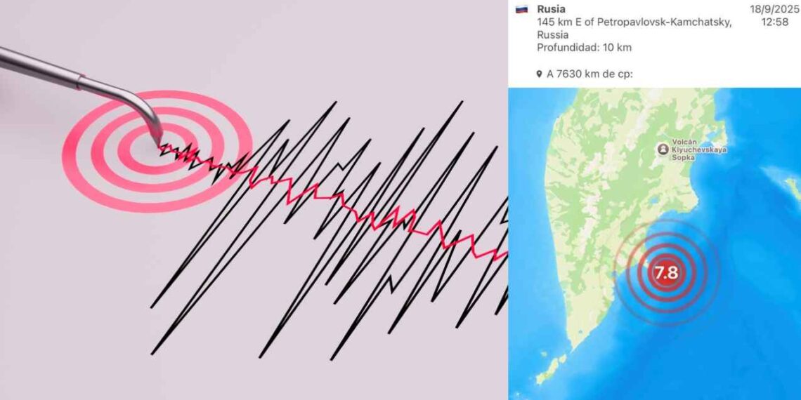 Se registra sismo de magnitud 7.8 en Rusia; activan alerta de tsunami