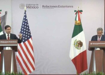 Secretario de Estado de EU, Marco Rubio realiza conferencia junto al canciller, Juan Ramón de la Fuente