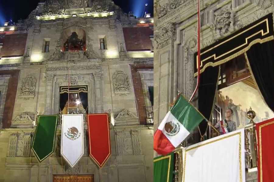 Da Claudia Sheinbaum el Grito de Independencia en el Zócalo