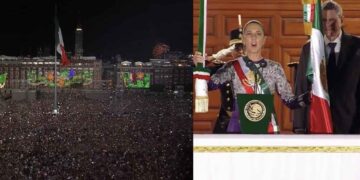 Da Claudia Sheinbaum el Grito de Independencia en el Zócalo