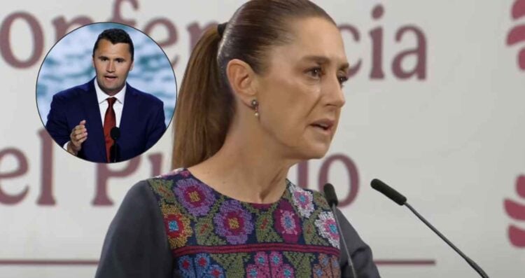 Sheinbaum lamenta asesinato Charlie