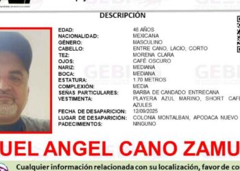 Solicitan ayuda para localizar a un hombre que desapareció en Apodaca, Nuevo León