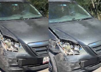 Sujetos causan accidente en Matamoros