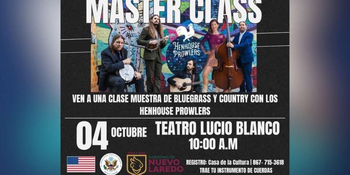 Taller de bluegrass en Nuevo Laredo
