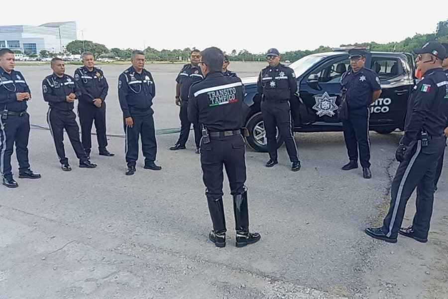 Tampico fortalece su seguridad el 95% de los tránsitos aprueban evaluaciones