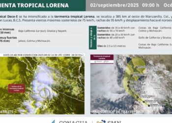 _Tormenta Tropical 'Lorena'