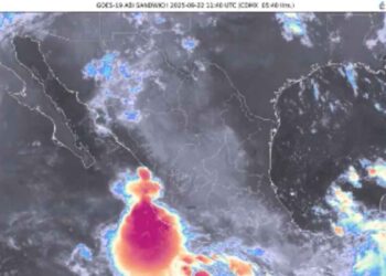 Tormenta tropical ‘Narda’ se acerca a las costas de México; así se ve
