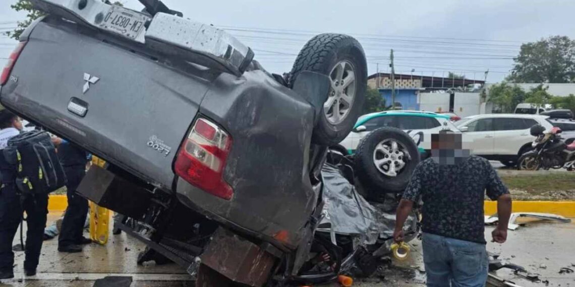 Trágico accidente en Cancún