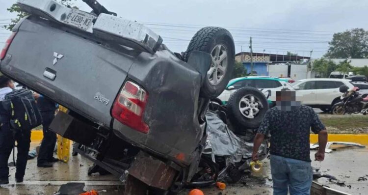 Trágico accidente en Cancún