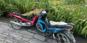 Tres estudiantes resultan lesionados tras choque en motocicletas en El Mante, Tamaulipas