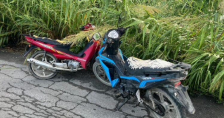 Tres estudiantes resultan lesionados tras choque en motocicletas en El Mante, Tamaulipas