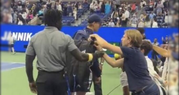 US Open incidente aficionado
