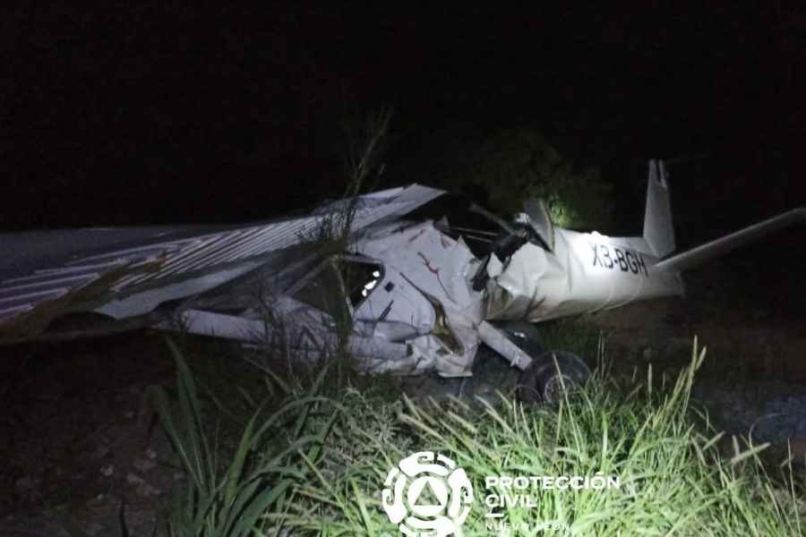 Video de avioneta donde murió la conductora Débora Estrella