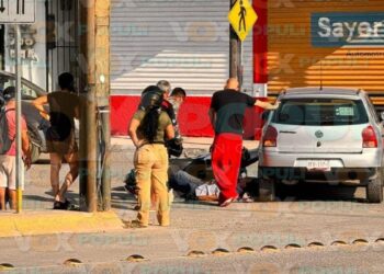 accidente con motociclista en victoria