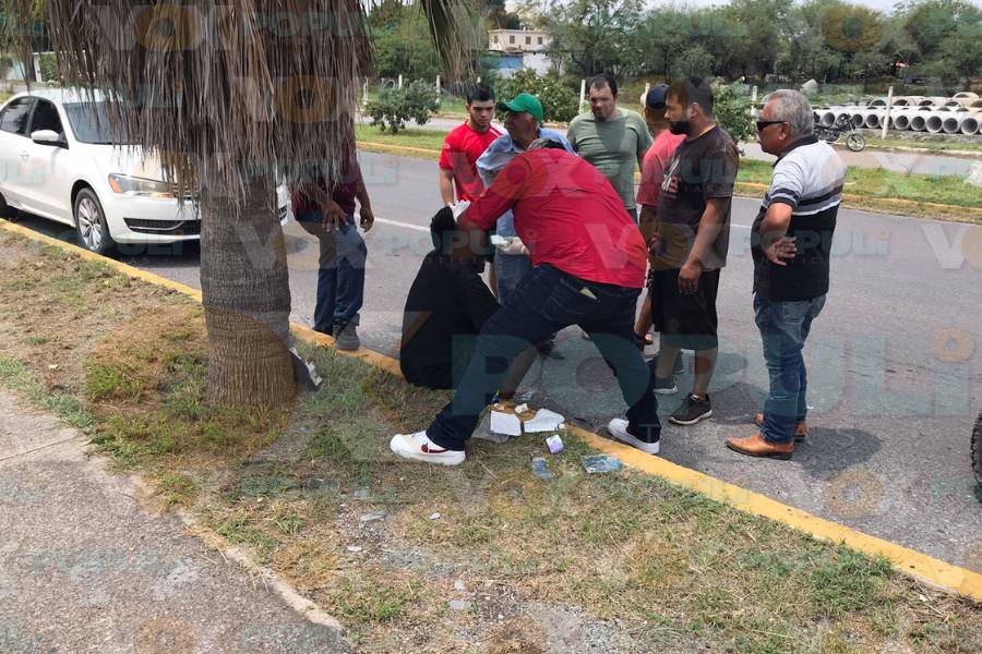 accidente de motocicleta hoy en Victoria