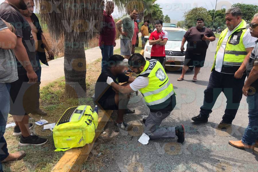 accidente de motocicleta hoy en Victoria