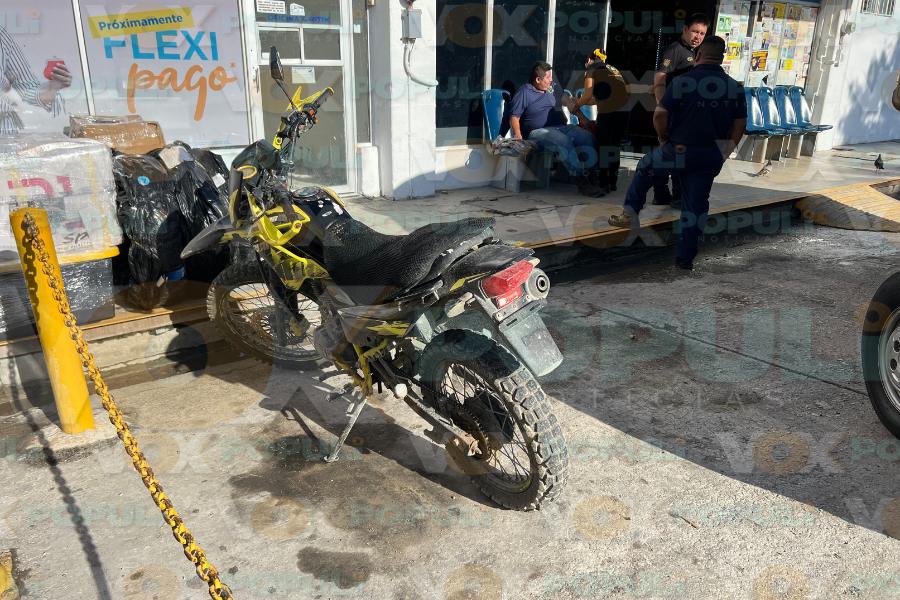 accidente de motociclista en mante