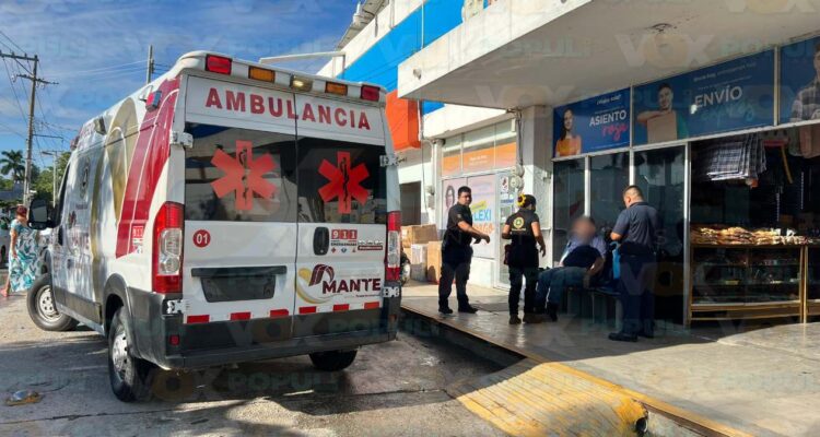 accidente de motociclista en Mante