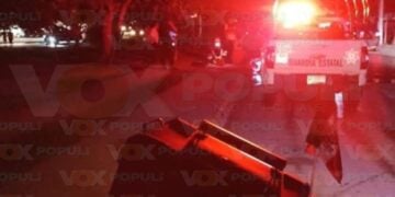 accidente vial con vaca en Altamira