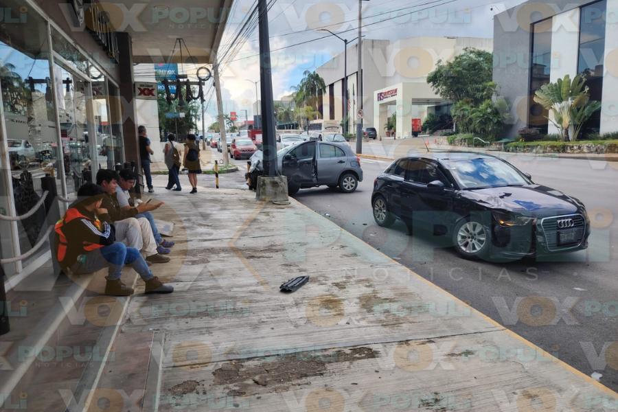 choque contra semaforo