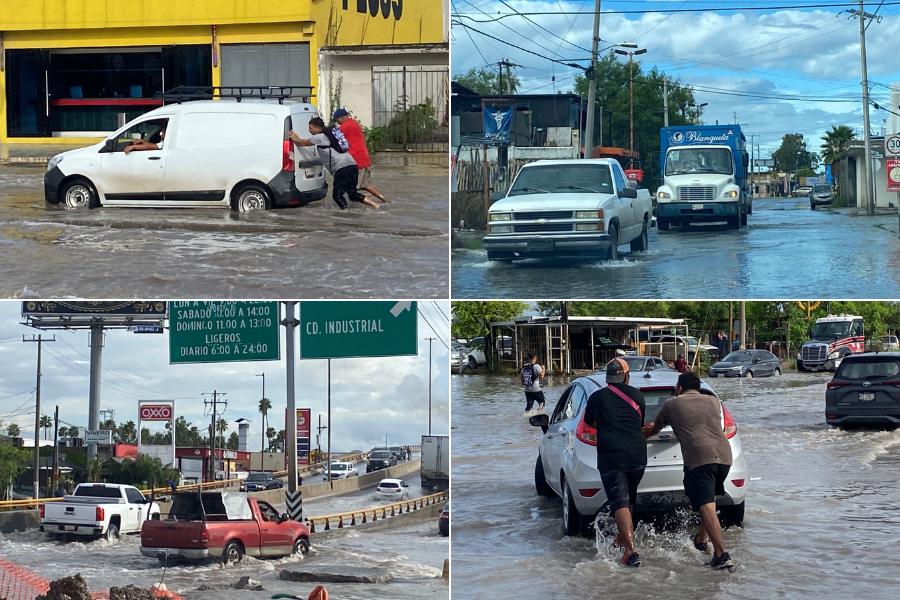 afectaciones por lluvias en Matamoros