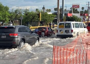 afectaciones por lluvias en Matamoros