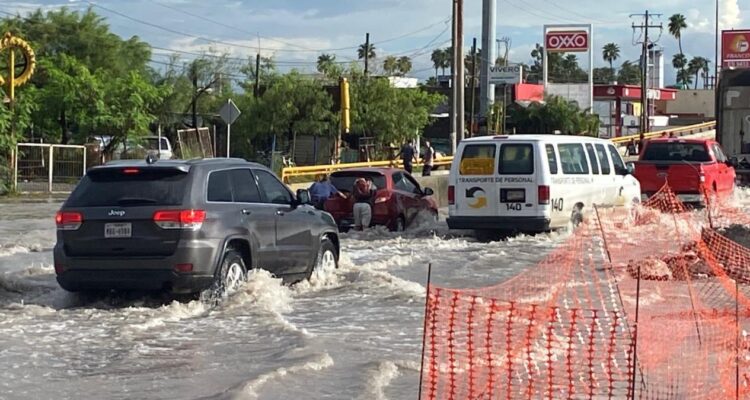 afectaciones por lluvias en Matamoros