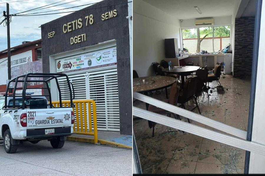 agresión a director de CETis 78 Altamira