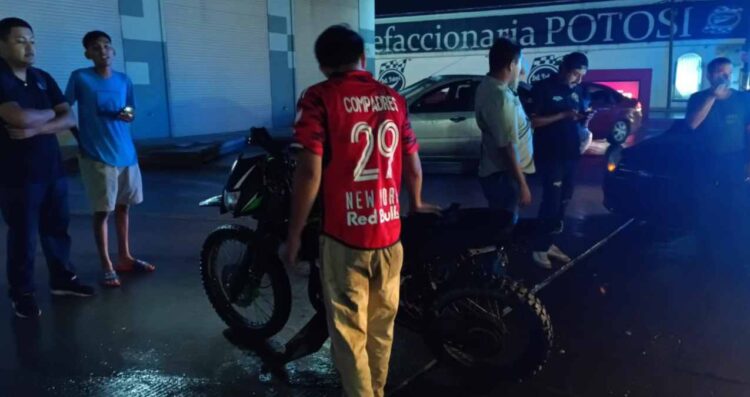 _arrolla a motociclista en Matamoros