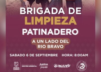 brigada de limpieza en Nuevo Laredo