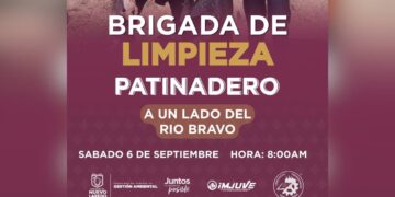 brigada de limpieza en Nuevo Laredo