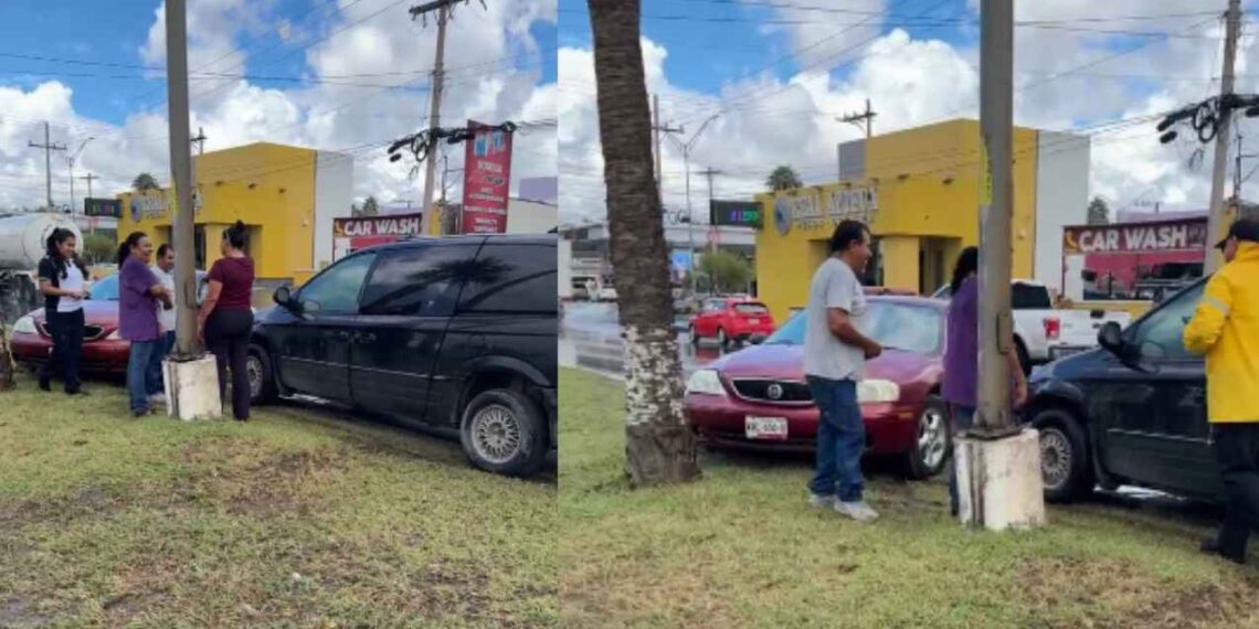 choque camioneta automóvil Matamoros