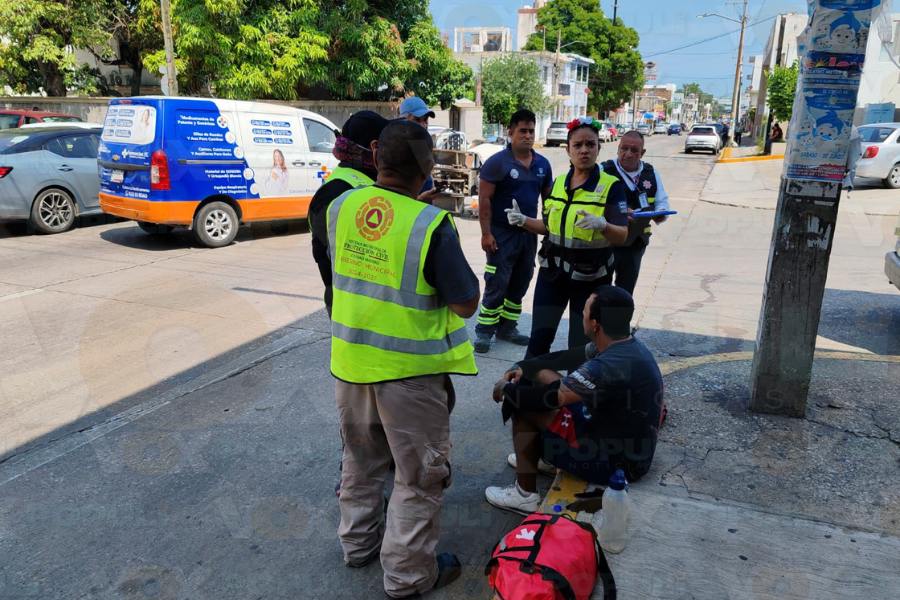 choque con volcadura en ciudad madero